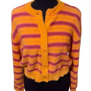 Levi’s Cat Cardigan Sweater Fuzzy Wuzzy